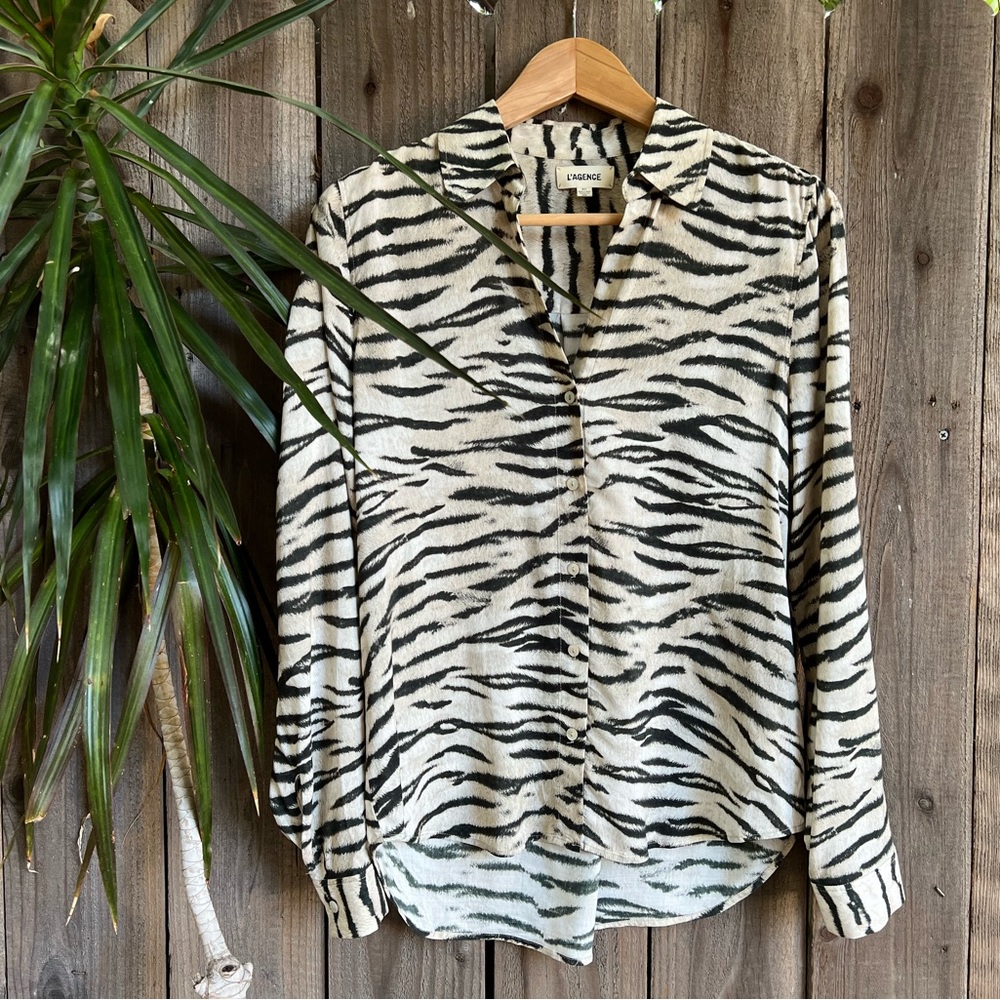 L’AGENCE Holly Viscose Blouse - S